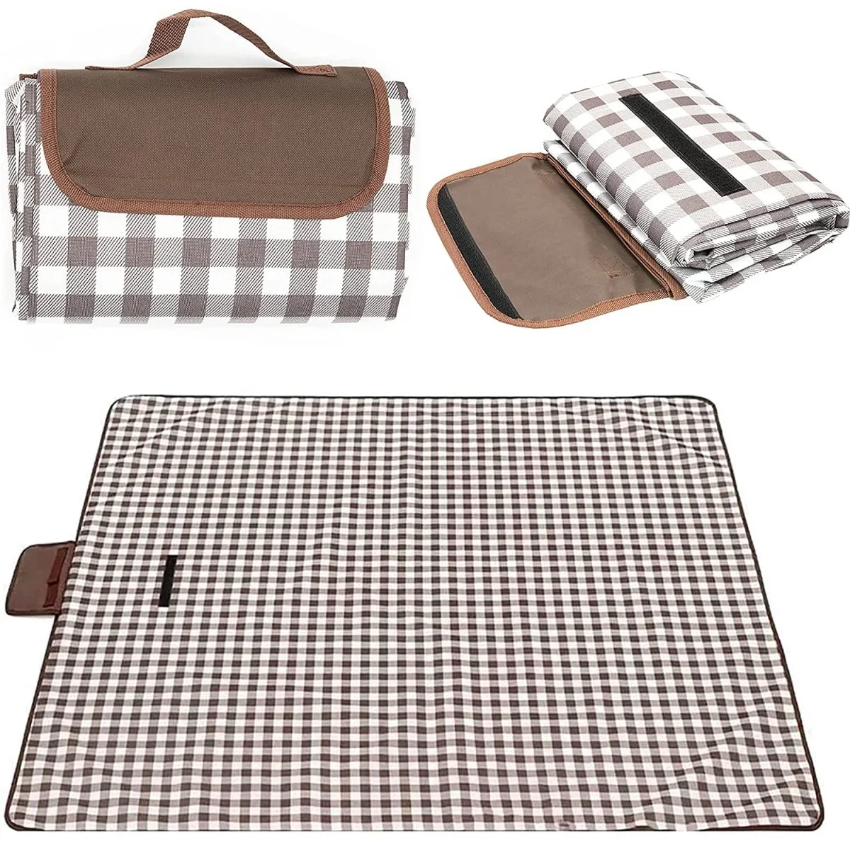 Wholesale Outdoor Oxford Cloth Waterproof camping accessories Portable foldable picnic mat beach blanket