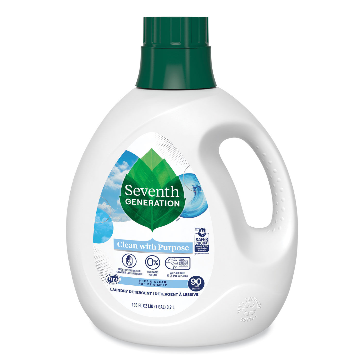 Natural Liquid Laundry Detergent by Seventh Generationandreg; SEV45065CT