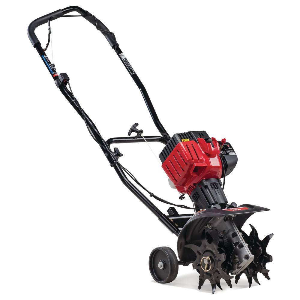 Troy-Bilt 9 in. 25cc 2-Cycle Gas Cultivator with SpringAssist Starting Technology TB225