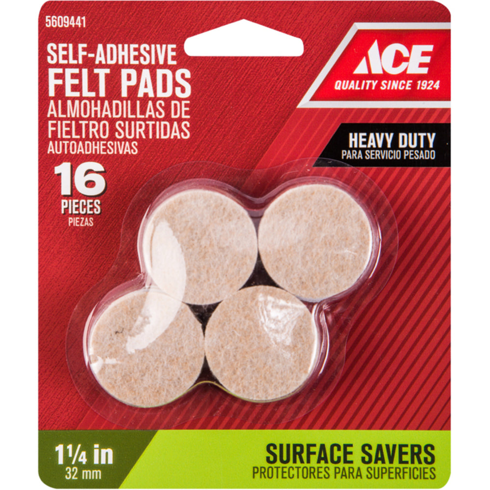 FELT PADS 1-1/4