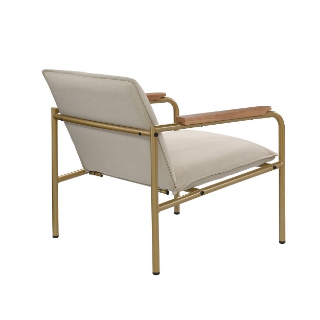 Coral Cape Lounge Chair Ivory Sauder