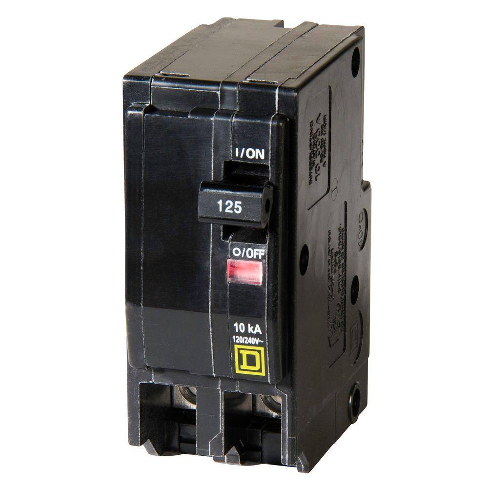 Square D QO 125 Amp 2-Pole Circuit Breaker QO2125CP