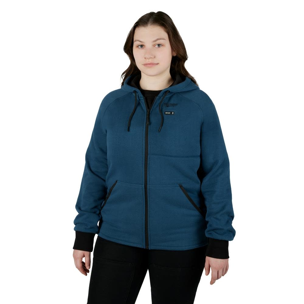 Milwaukee M12 Womens Heated Hoodie Kit Blue 2X