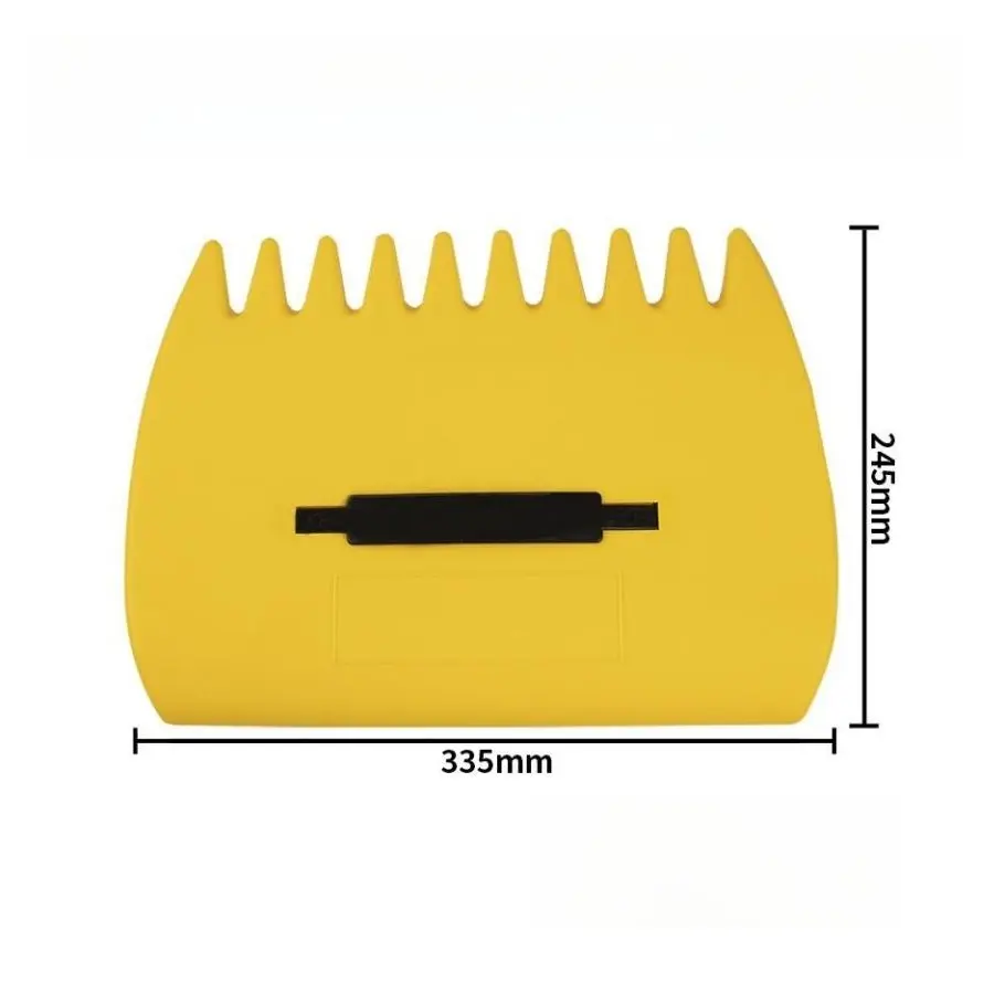 Hot Sale Custom Lightweight Durable Plastic Leaf Scoops Hand Rakes with 4pcs Protective Covers