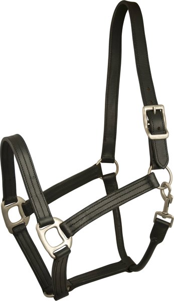 Gatsby Triple Stitched Leather Horse Halter