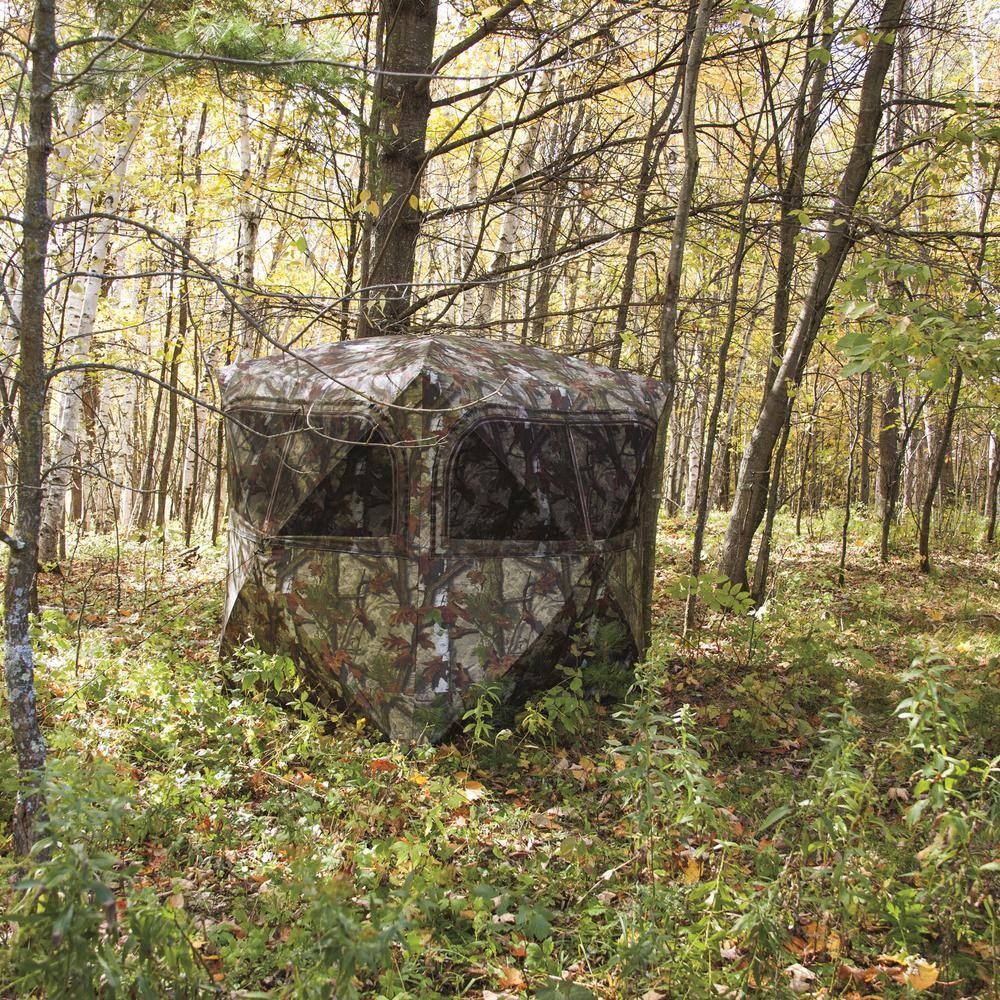 Barronett Blinds Grounder 350 Bloodtrail Camo Pop Up Ground Hunting Blind (2-Pack) 2 x BARR-GR351BT