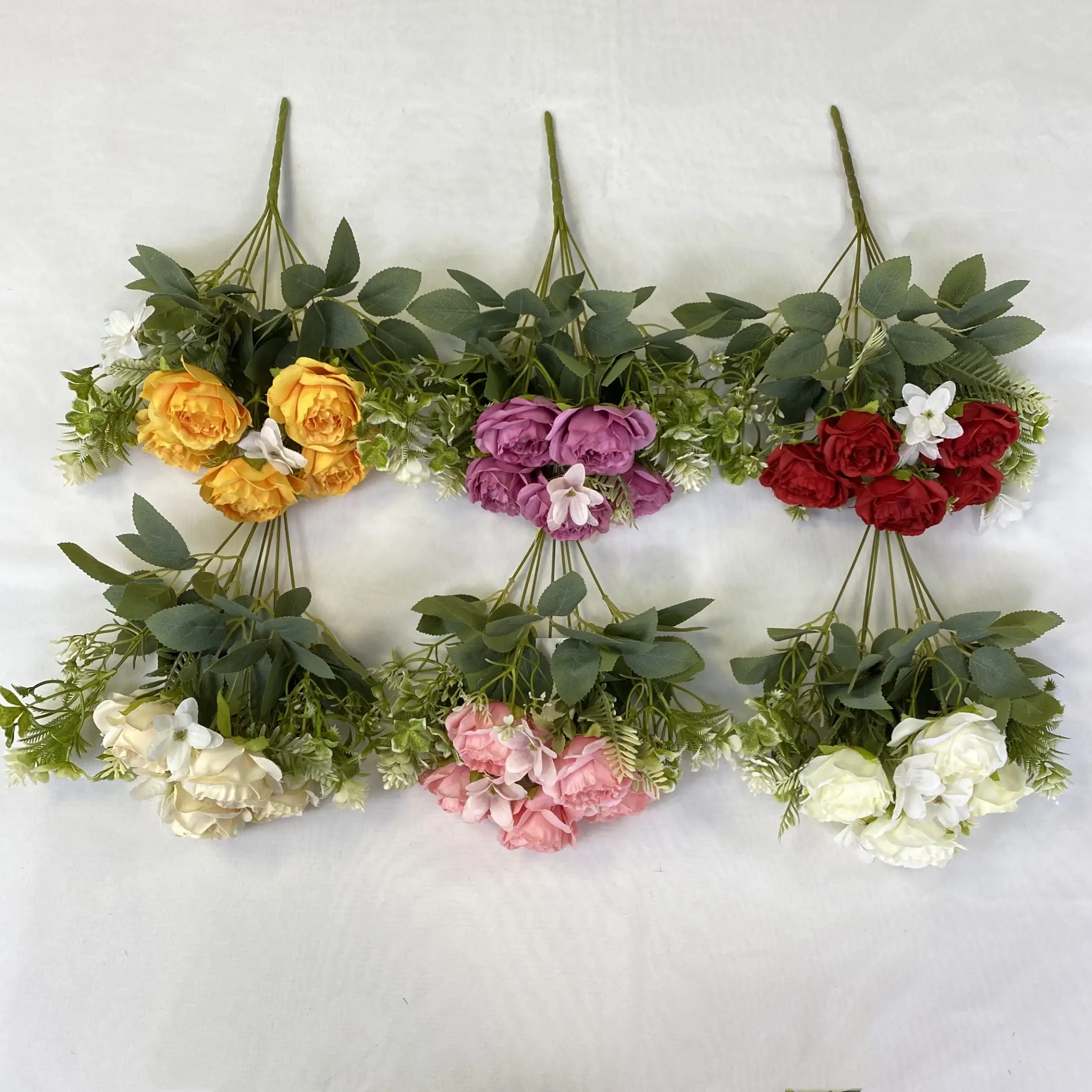 garden supplies Modern Wedding Supplies Large Decorative Artificial Flower 7 heads rose Bouquet Wedding Flower Party