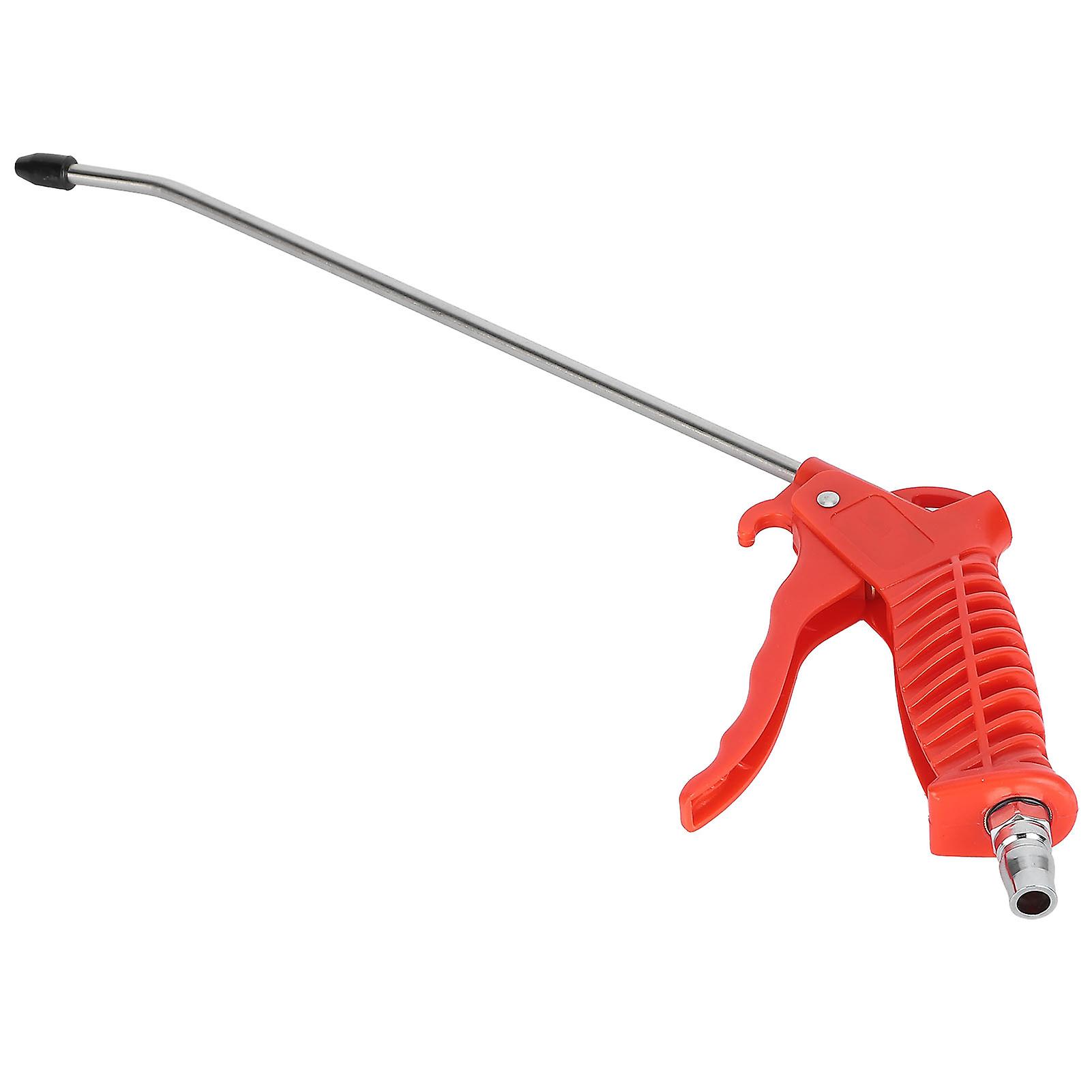 Air Blow Gun Dust Cleaning Adjustable High Pressure Copper Core Tool Accessory With Nozzle Red