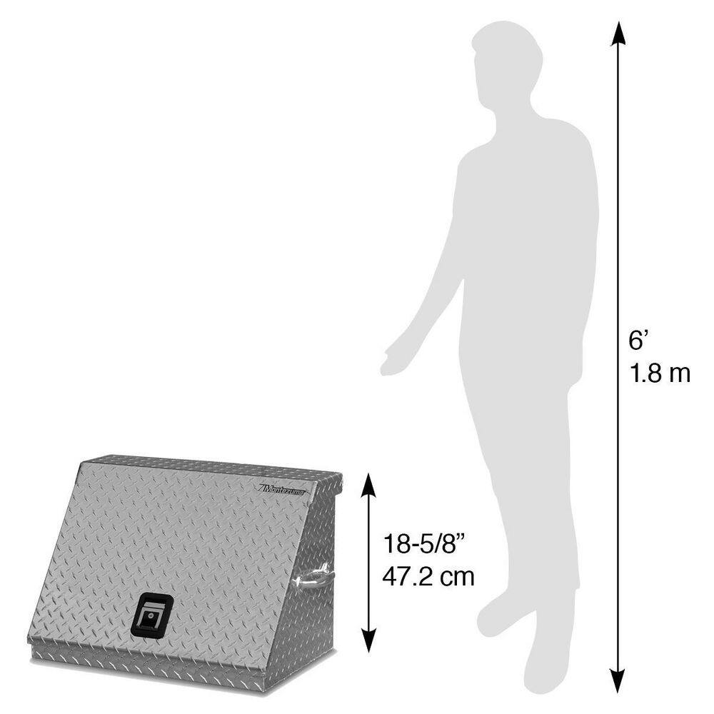 Montezuma 27 in. W x 18 in. D Portable Triangle Top Tool Chest for Sockets Wrenches and Screwdrivers in Aluminum SE250AL
