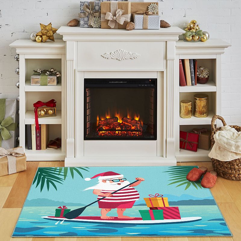 Mohawk® Home Prismatic Paddleboard Santa Rug