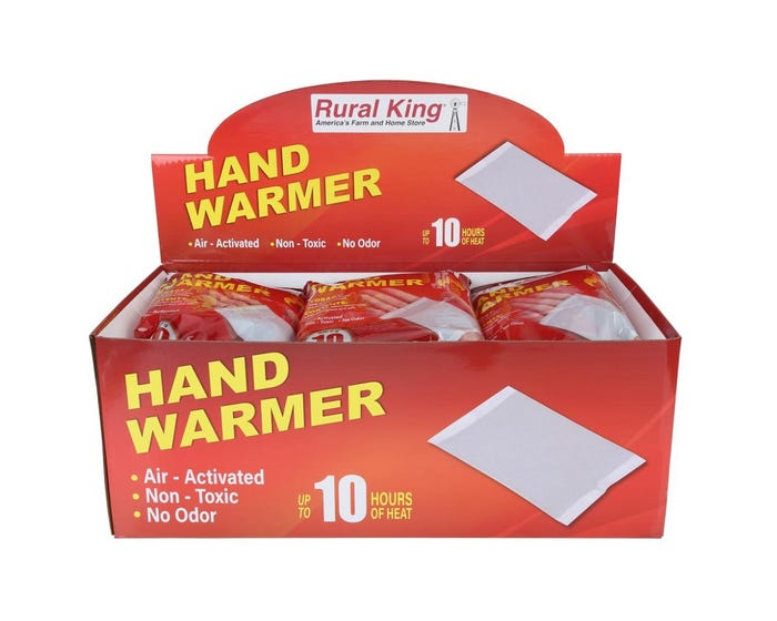 Rural King 10 Hour Hand Warmers， 24 Pack - 12880005