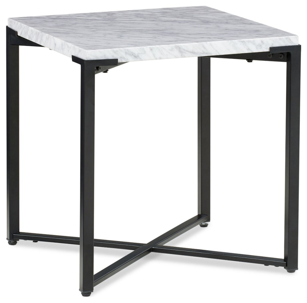 Modus Saxon End Table in Matte Black   Transitional   Side Tables And End Tables   by AMOC  Houzz