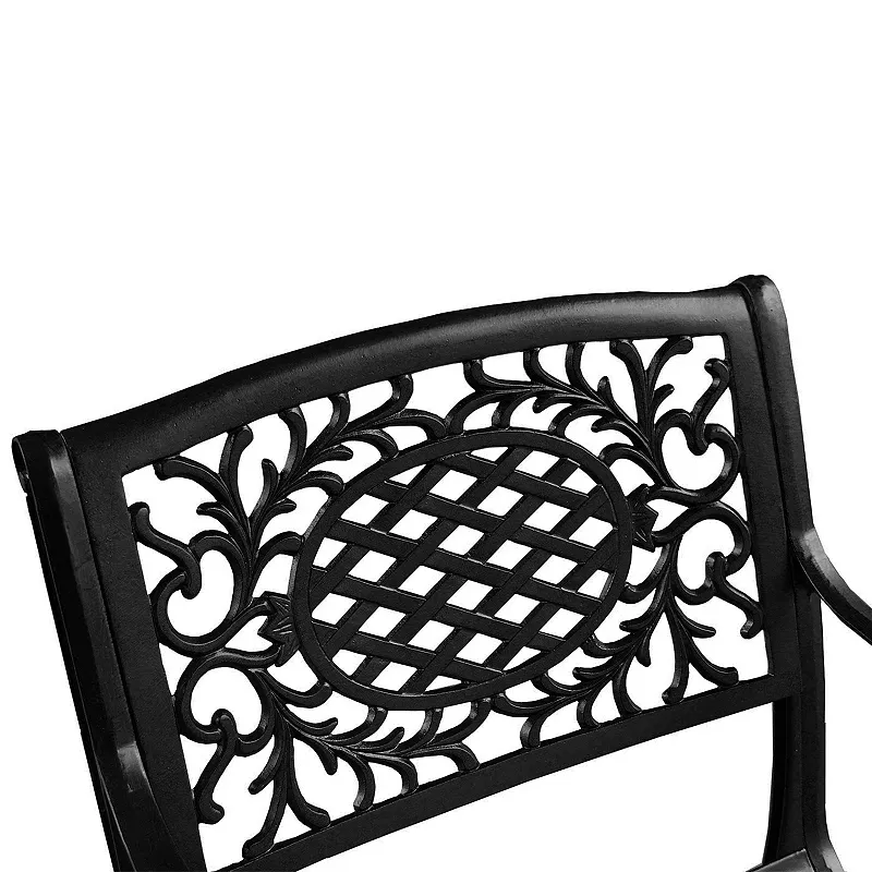 Oakland Living Ornate Traditional Patio Dining Chair