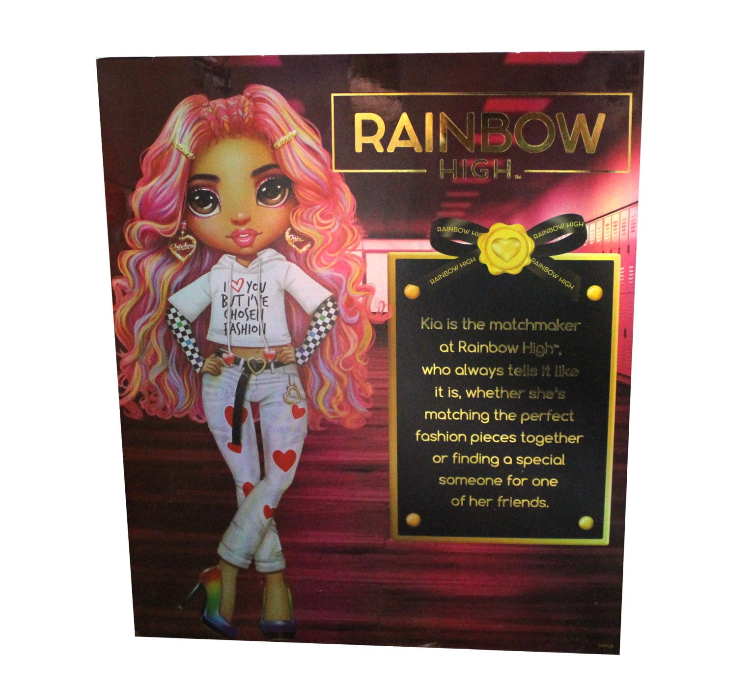 Exclusive Special Valentine’s Edition Rainbow High Kia Hart Fashion Doll