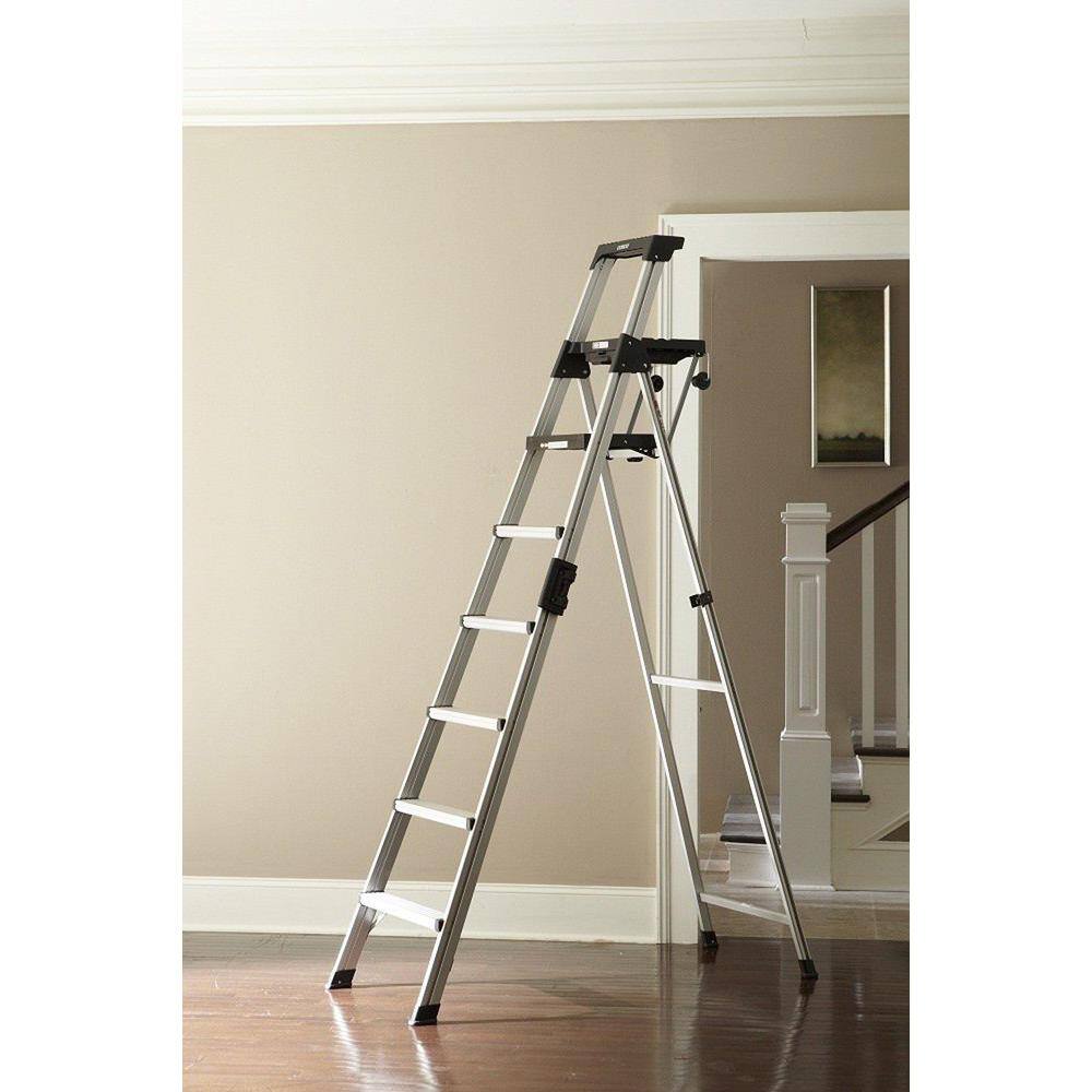 Cosco Signature Series 8 ft. Premium Aluminum Step Ladder 2081AABLD