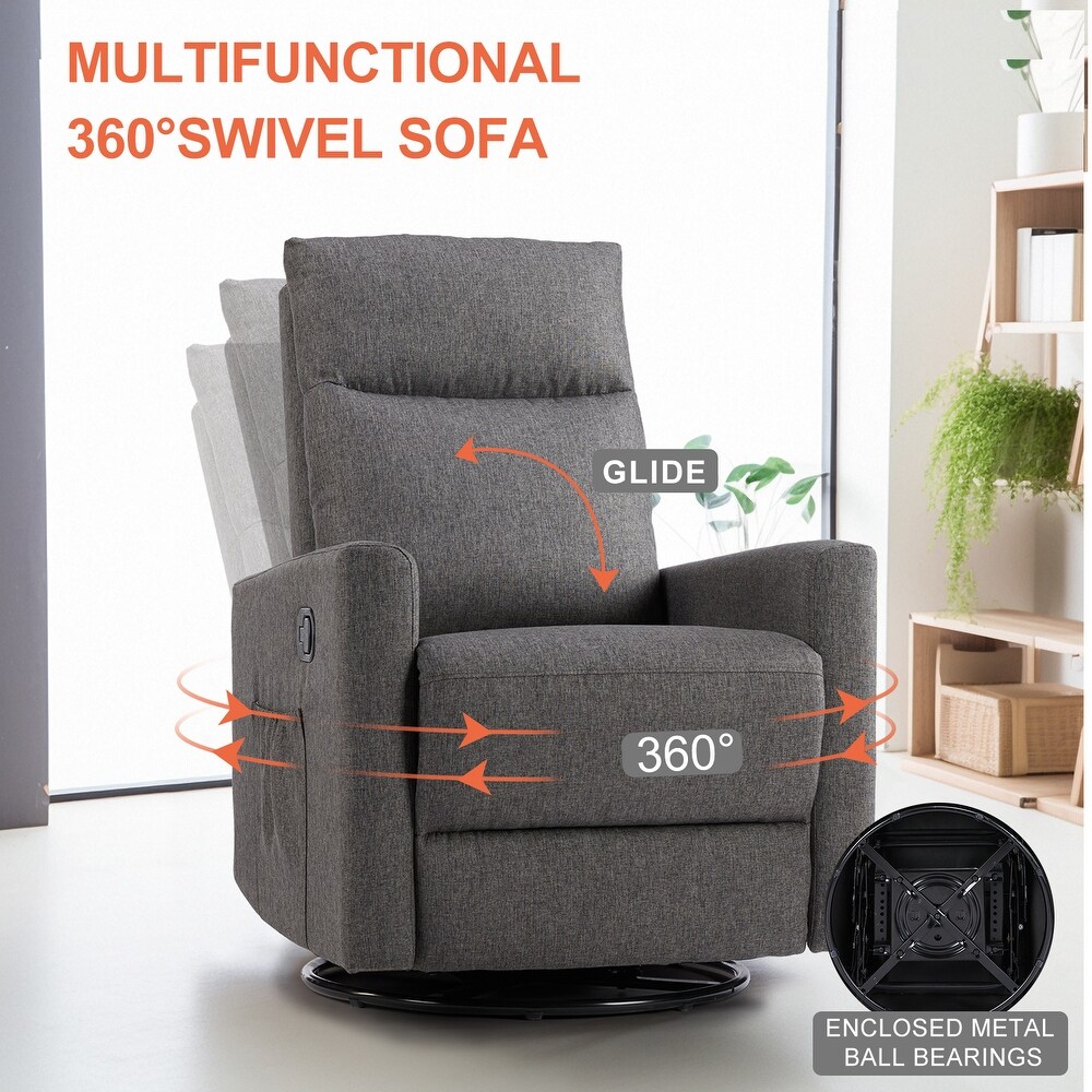 Ergonomic Adjustable Recliner Manual Recliner Chairs Winback Sofa