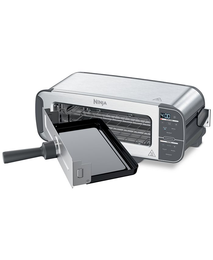 Ninja ST101 Foodi 2-in-1 Flip Toaster Toaster Oven， 1500 Watts