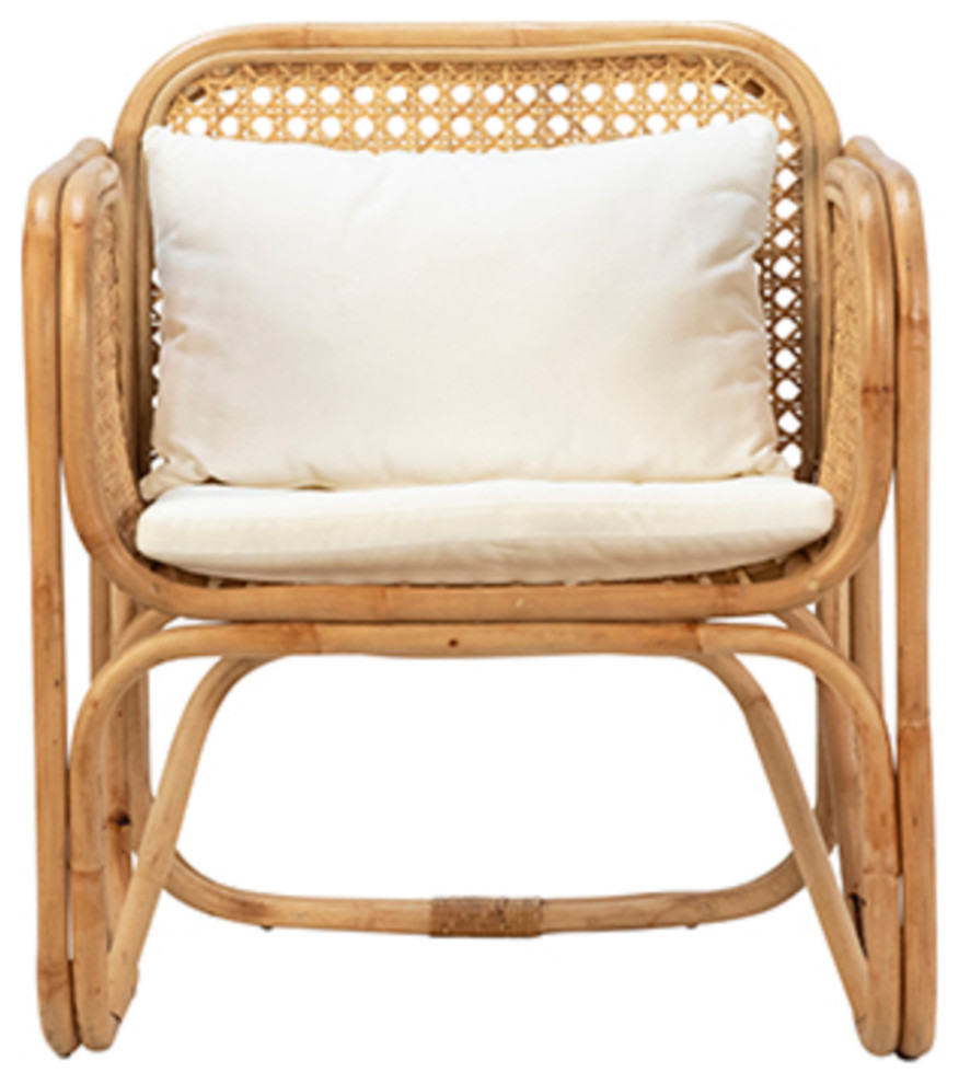 Classic Cane and Bamboo Arm Chair   Tropical   Armchairs And Accent Chairs   by Design Mix Furniture  Houzz