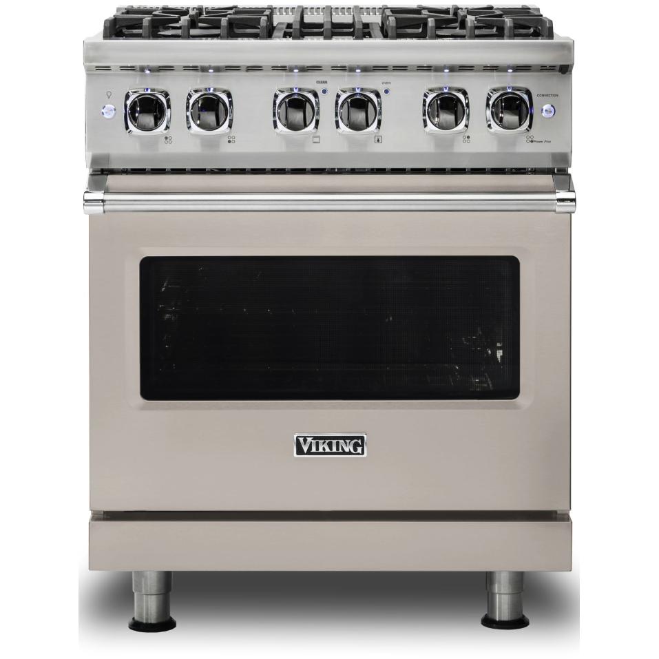 Viking 30-inch Freestanding Dual-Fuel Range with VariSimmer CVDR530-4BPG