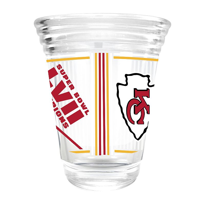 Kansas City Chiefs Super Bowl LVII Champions 2-Piece Party Shot Glass Set