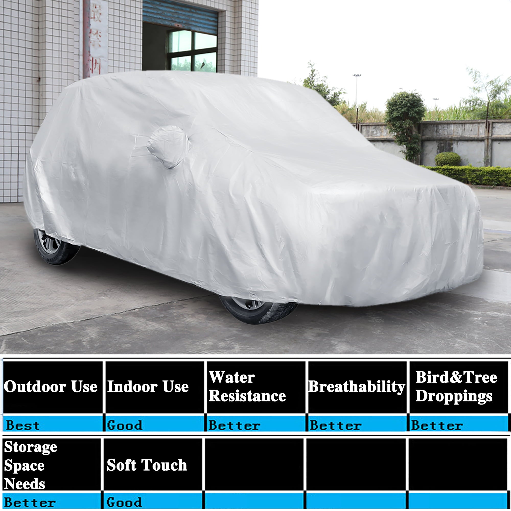 Waterproof OUTDOOR UV Snow Protective Durable SUV Car Cover Outdoor For Toyota