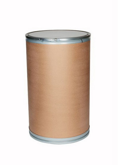 BASCO 1948 55 Gallon Fiber Drum   Metal Cover with...