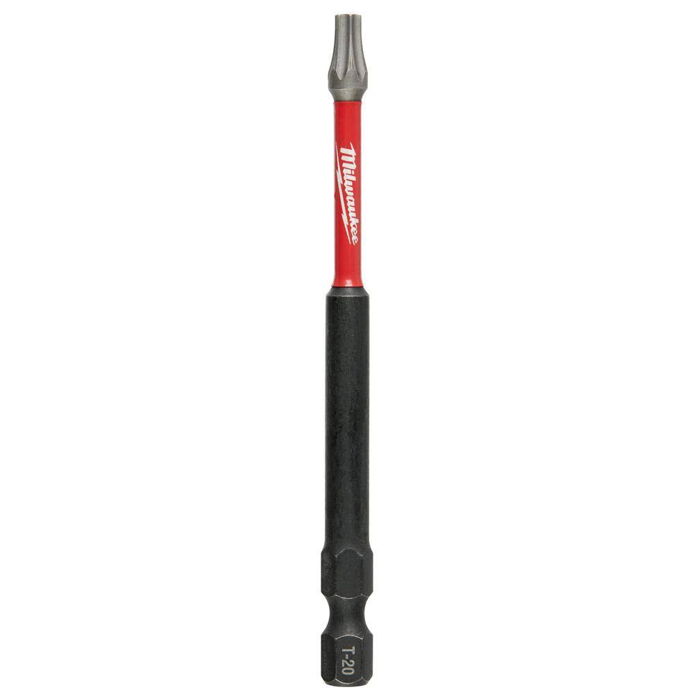 MW SHOCKWAVE Impact Duty 3-12 in. T20 Torx Alloy Steel Screw Driver Bit (5-Pack) 48-32-4578