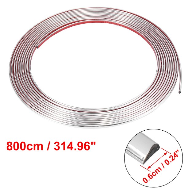 Unique Bargains Pvc Trim Strip For Car Body Door Window Decorate