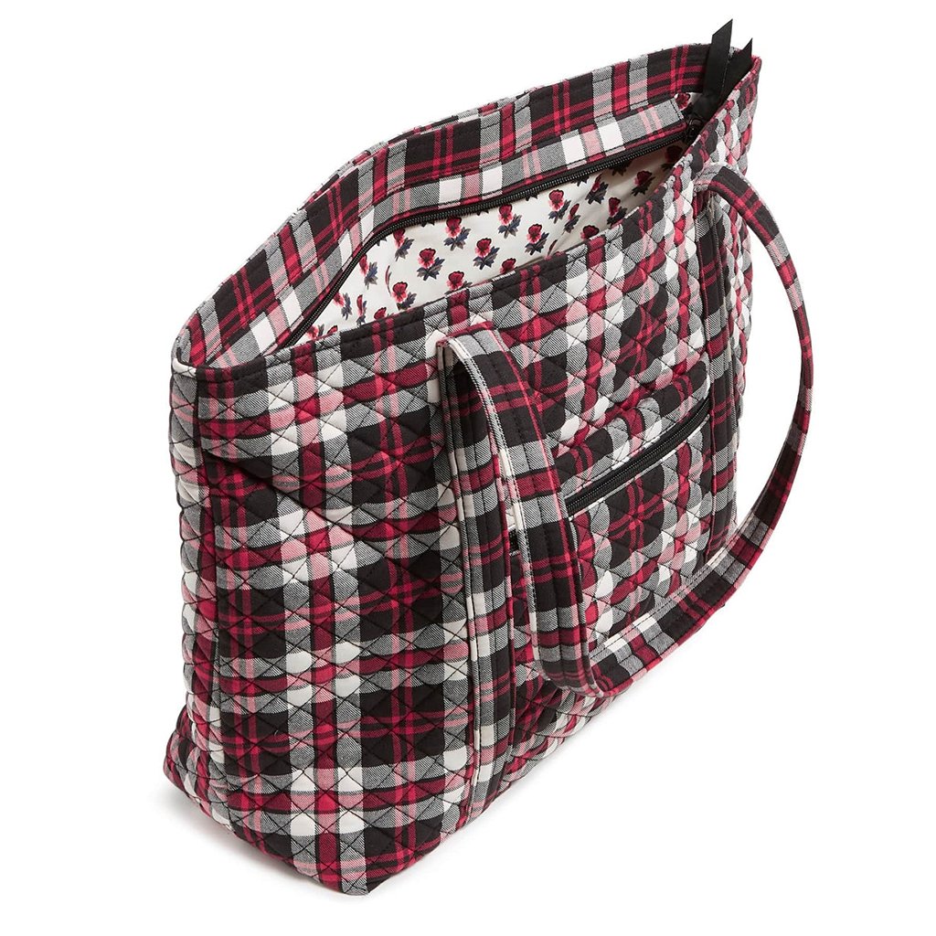 Vera Bradley  Small Vera Tote Bag in Fireplace Plaid