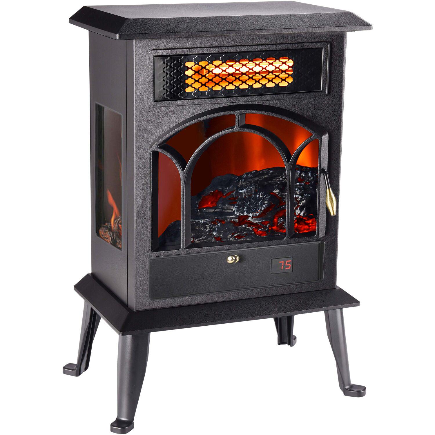 LifeSmart 3 Sided Infrared Top Vent Stove Heater， HT1289