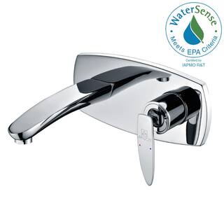 ANZZI Voce Series Single-Handle Wall Mount Bathroom Faucet in Polished Chrome L-AZ023