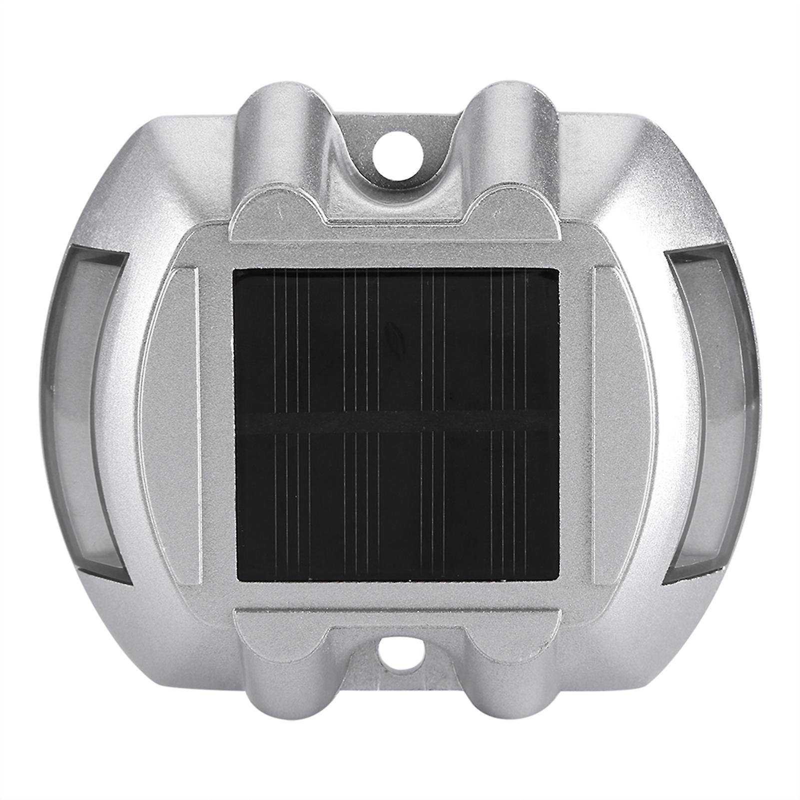 Casting Aluminum Solar Power 6 Led Outdoor Waterproof Driveway Pathway Light Road Lamp (green)