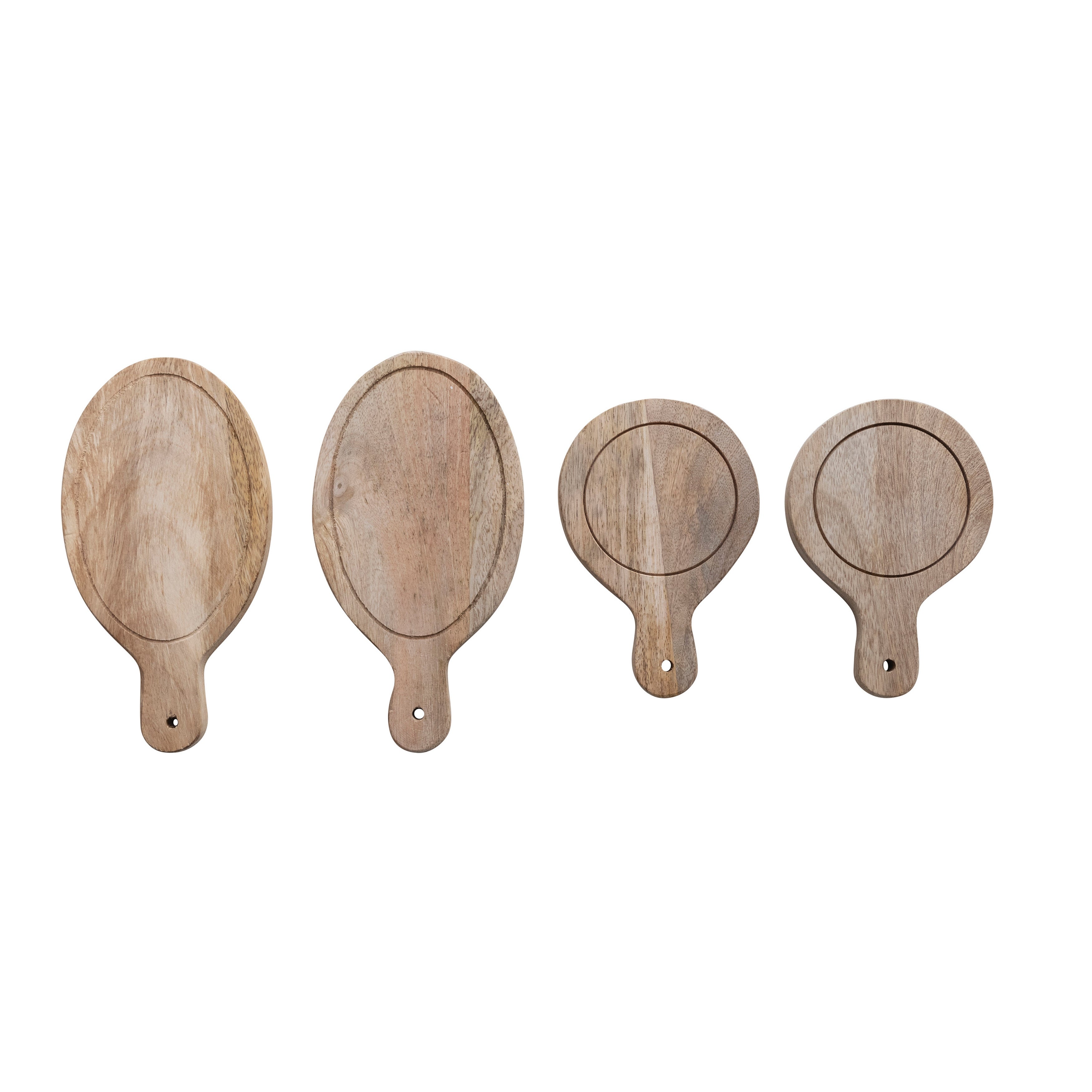 Wood Serving Boards with Handles - 8.3