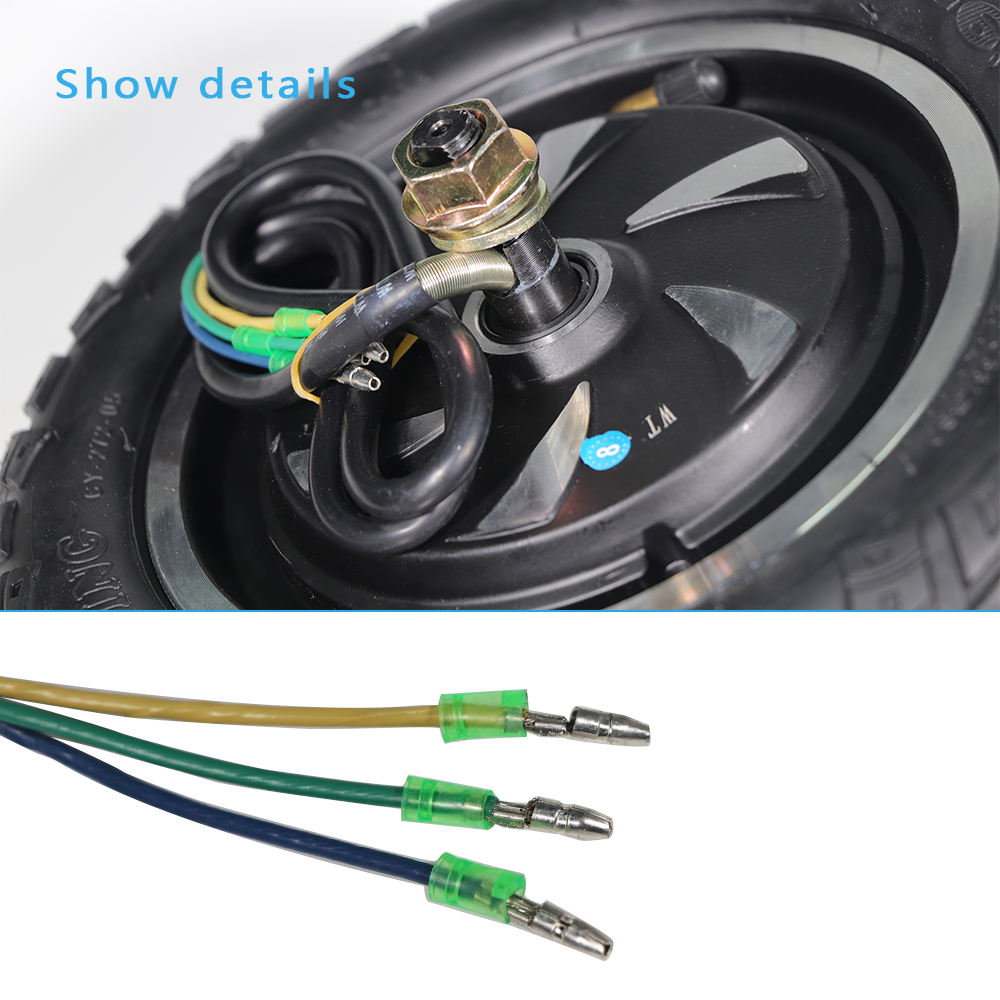 Electric Scooter Engine Motor Tire Front Wheel Solid Tire Engine Motor Driving Tire for KUGOO G2 PRO 10 inch Motor