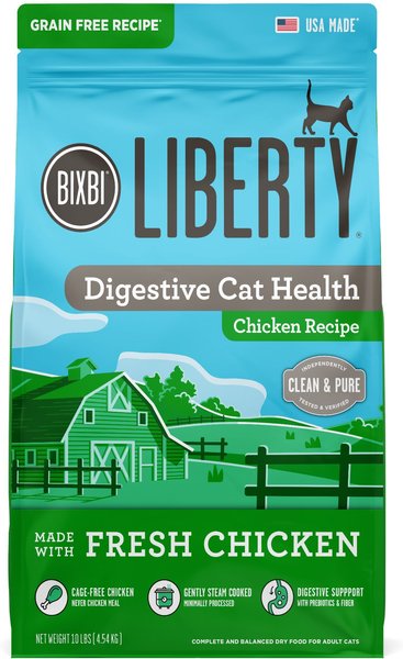 BIXBI Liberty Digestive Health Chicken Recipe Grain-Free Dry Cat Food