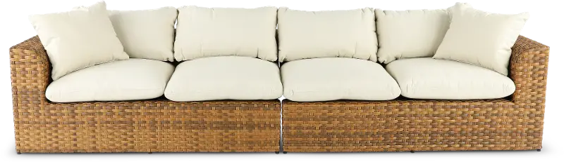 Drew and Jonathan Home Skyview Set of 2 Wicker Patio Sectional