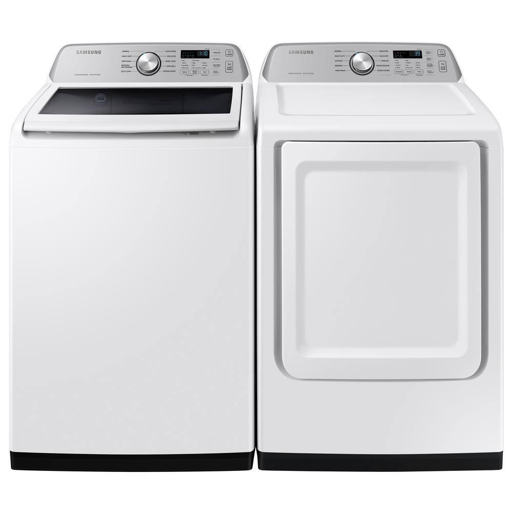  7.4 cu.ft. vented front load Smart Electric Dryer with Sensor Dry in White DVE47CG3500W