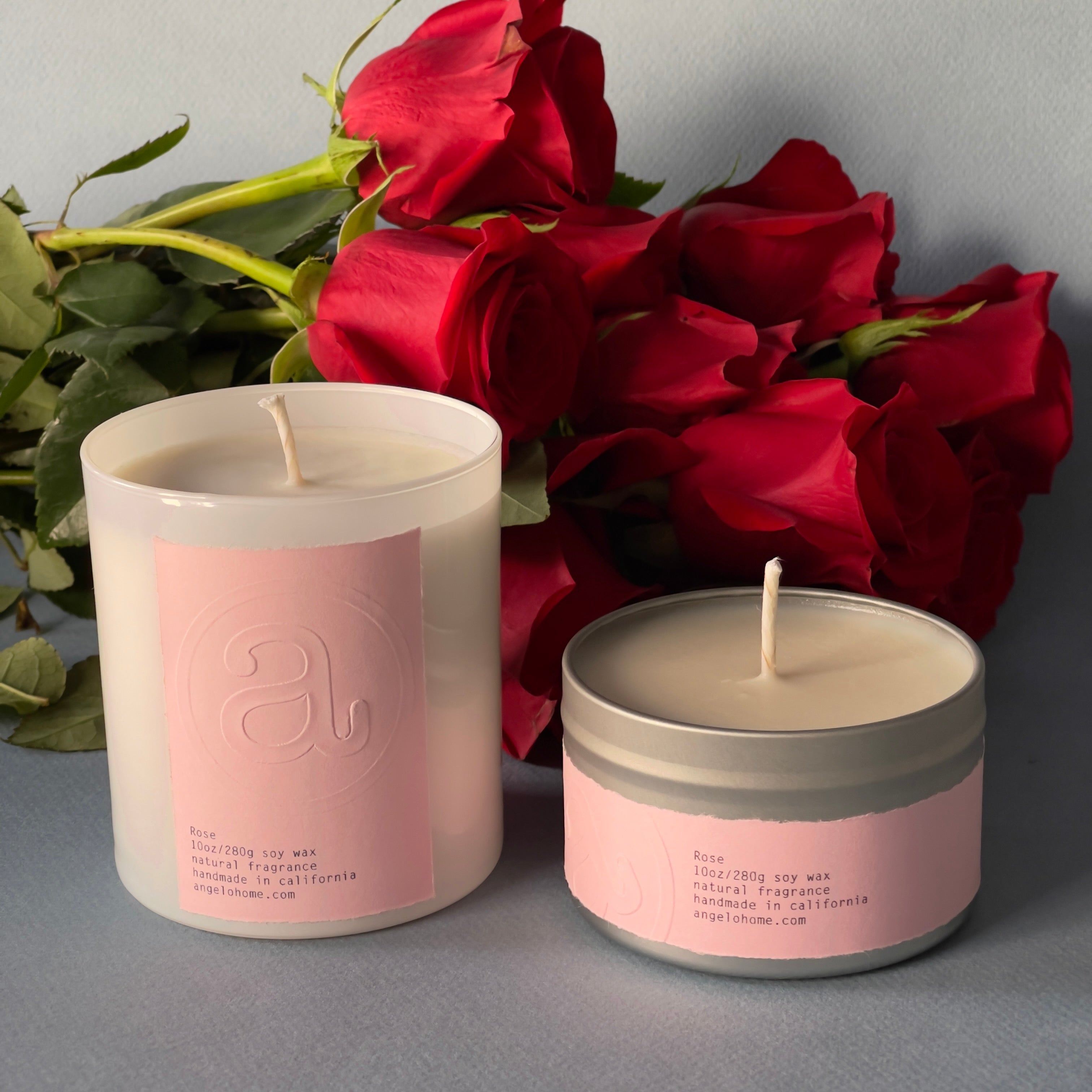 angelo:HOME Rose Scented Candle