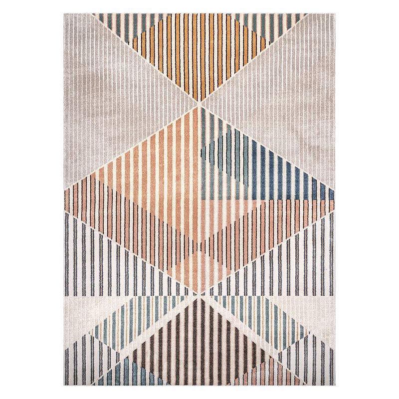 nuLoom Skyler Contemporary Geometric Diamond Area Rug