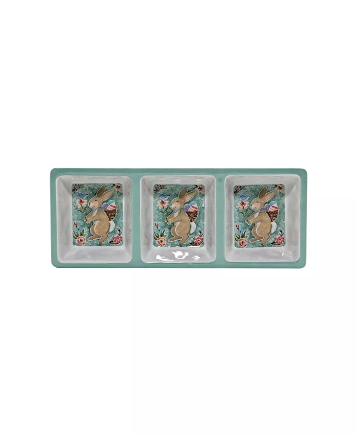 Certified International Joy of Easter Melamine 3-PC Hostess Set