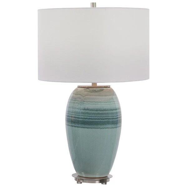 Uttermost Caicos Teal Table Lamp