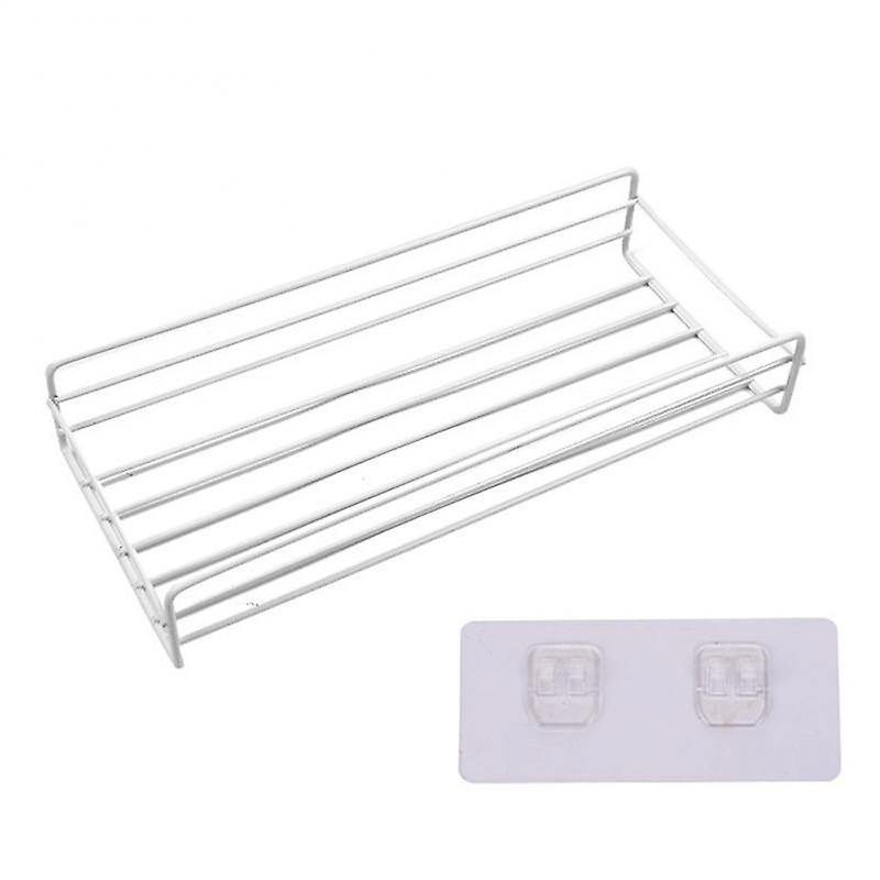 Bathroom Shelf Kitchen Organizer Shelves Corner Frame Shower Storage Rack With Suction No Drilling