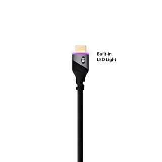 Monster 6 ft. LED HDMI Cable in Purple MHV1-1026-PUR