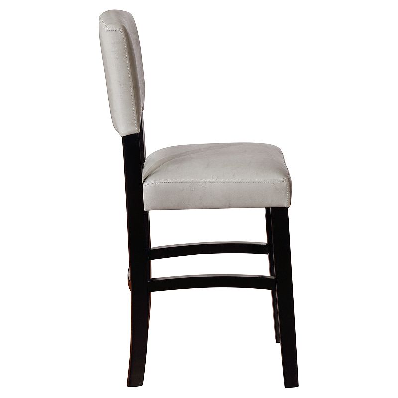 Linon Monaco Gray Counter Stool