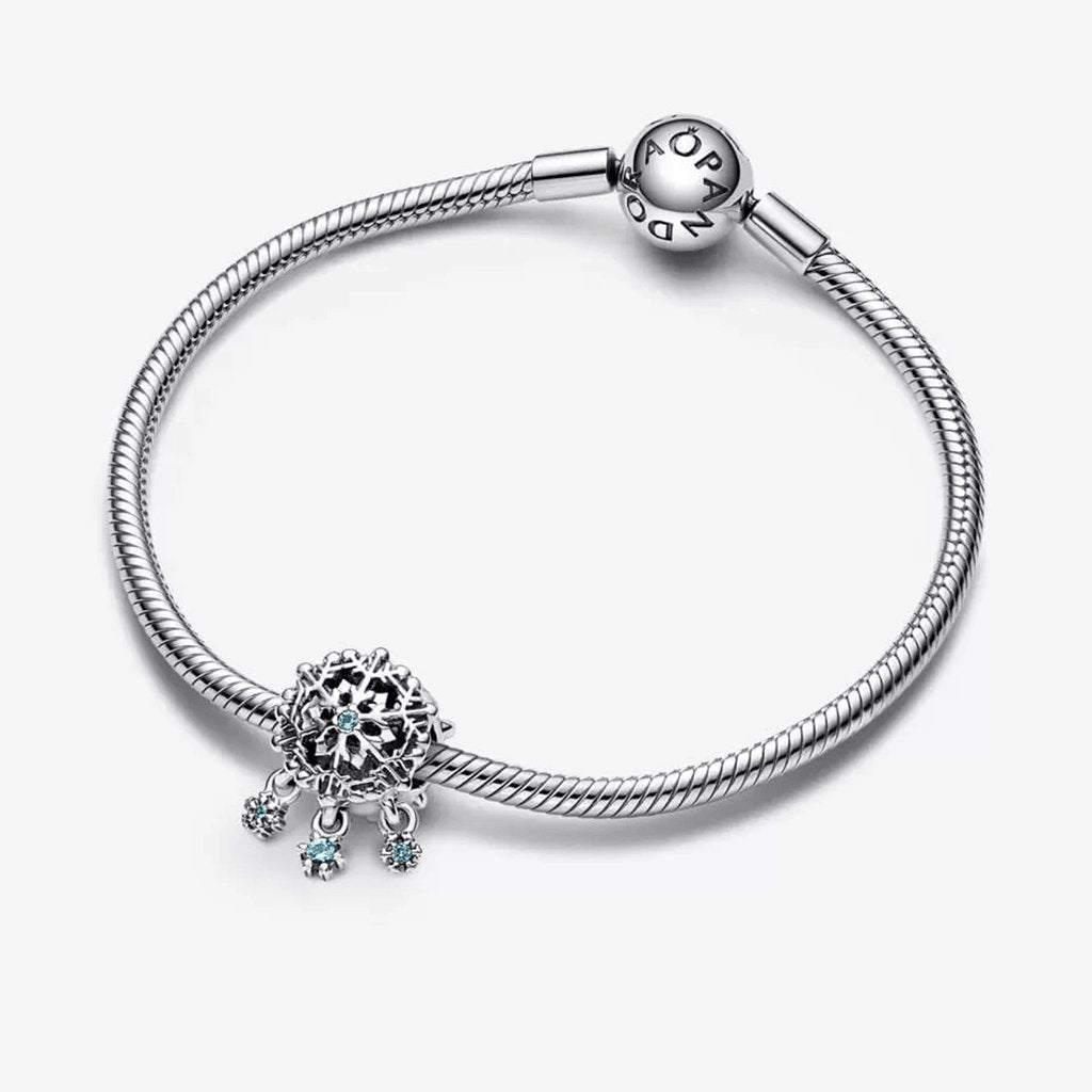 PANDORA  Icy Snowflake Drop Charm