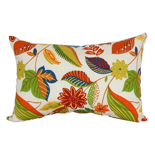 19-inch by 11-inch Outdoor Throw Pillows (Set of 2， Multiple Patterns) - 19 x 11