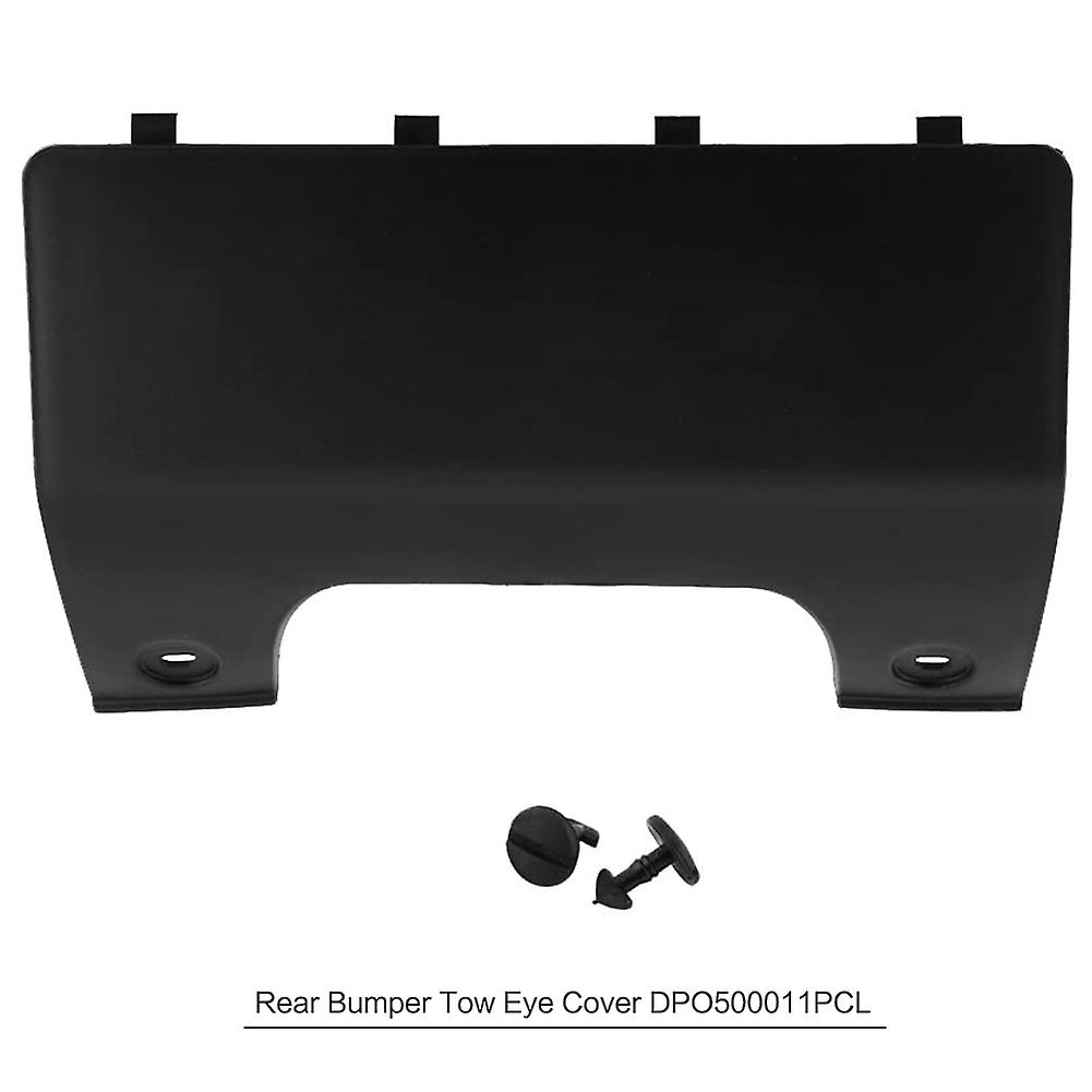 Rear Bumper Towing Eye Hook Cover With Clips For Land Rover Lr3 Discovery 3 Lr4 Discovery 4 05-12 Dpo500011pcl Black