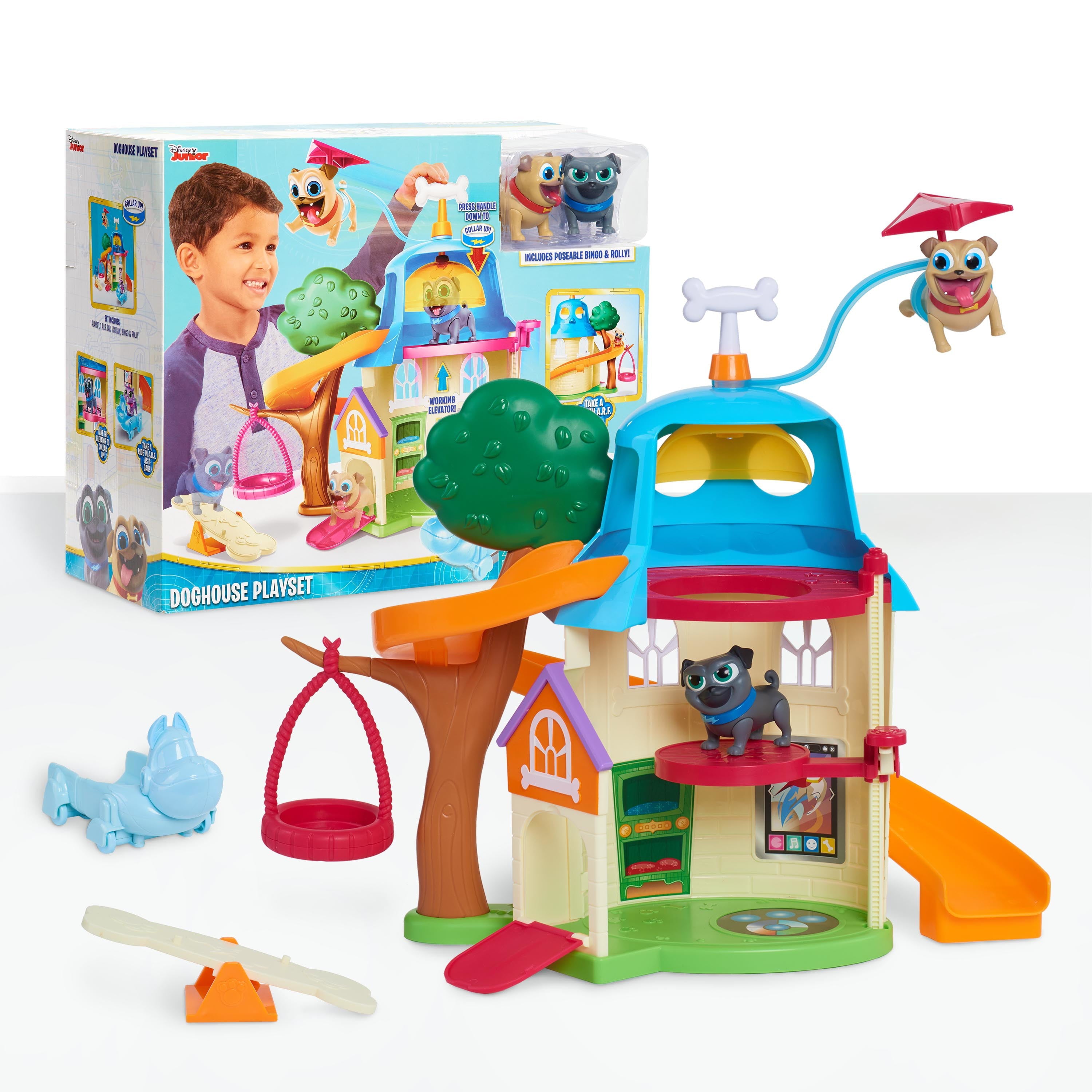 Puppy Dog Pals Doghouse Playset, Officially Licensed Kids Toys for Ages 3 Up, Gifts and Presents