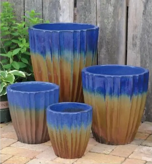 Cheap Supply Large Pottery Outdoor Pots Creative Vase for Garden Mall Office Decor