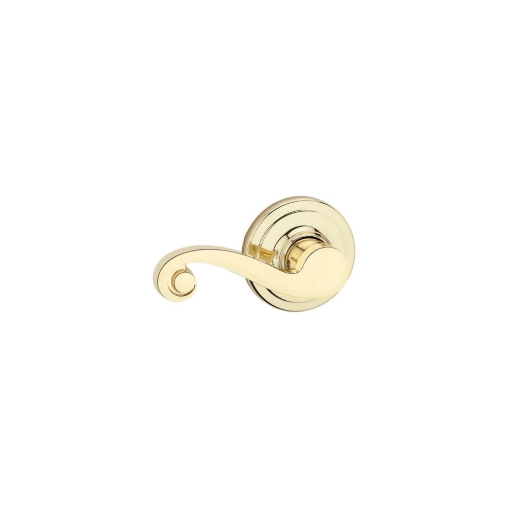 Polished Brass Hall/Closet Lido Door Lever ;